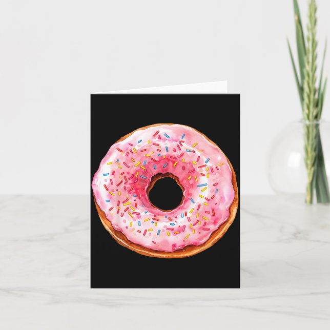 Carte Donut Adult Kids Men Women Doughnut Costume  (Devant)