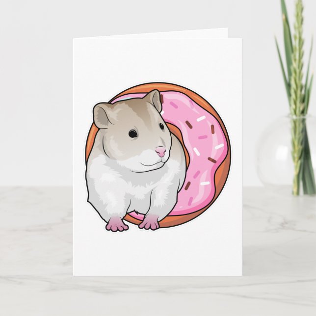Carte Donut Hamster (Devant)