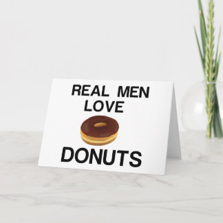 CARTE DONUTS RÉELS LOVE