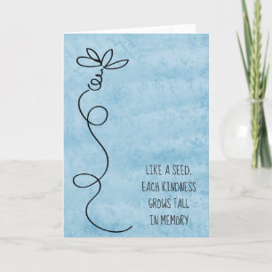 Carte doodle daisy merci