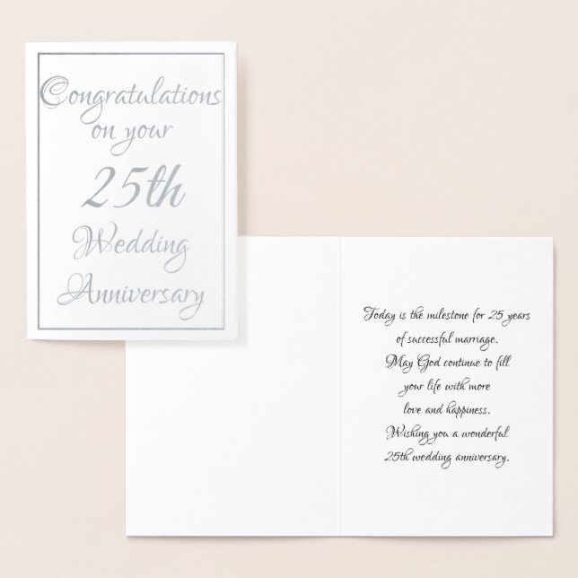 Carte Dorée 25e anniversaire (Affichage)