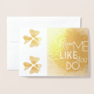 Carte Dorée Amour Coeur Romantique Kiss Love Destiny Destiny