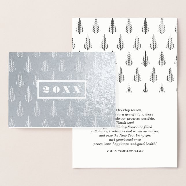 Carte Dorée Année personnalisée | Joyeux luxe du Nouvel An (Affichage)