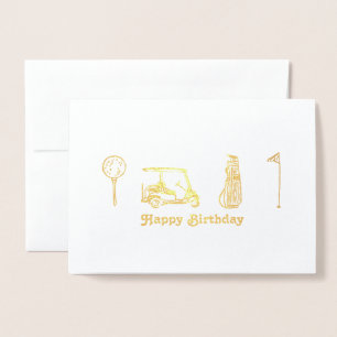 Carte Dorée Anniversaire du golf