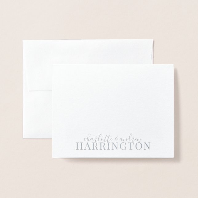 Carte Dorée Anniversaire du Mariage de la monographie de l'hui (Devant avec enveloppe)