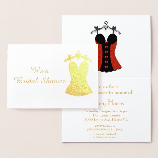 Carte Dorée Belle Fête des mariées (Affichage)