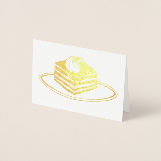 Carte Dorée Boulangerie Italienne Classique Tiramisu Dessert (Devant)