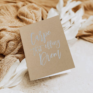 Carte Dorée Carpe Ce Diem Efficace   ARGENT