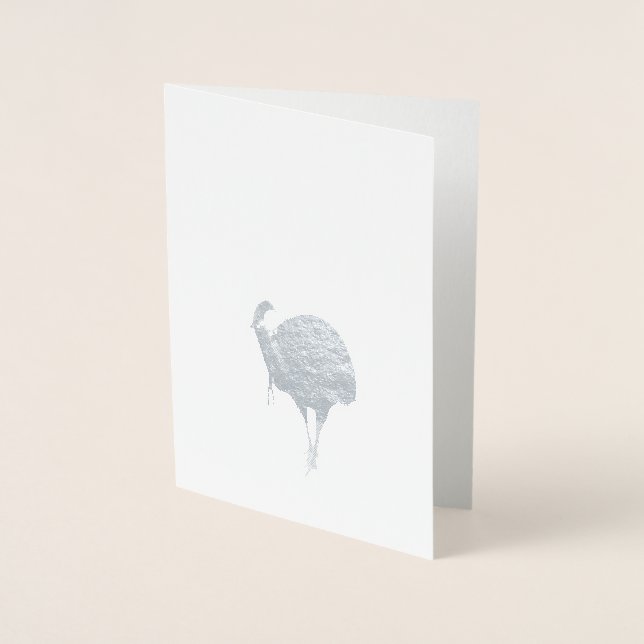 Carte Dorée Cassowary (Casuarius occasiarius) (Devant)