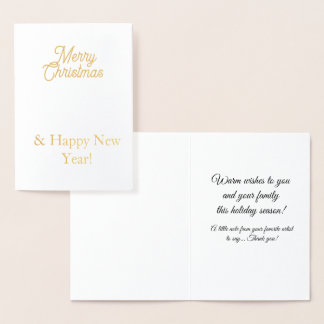 Carte Dorée Christmas Holiday Card