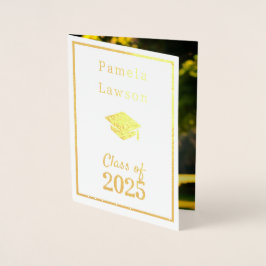 Carte Dorée Classe moderne de 2025 - or