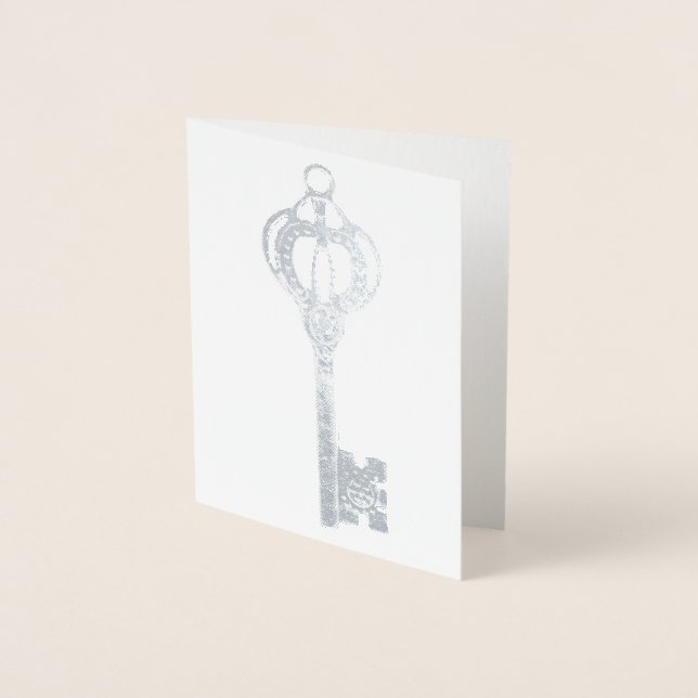Carte Dorée Clé en argent (Devant)