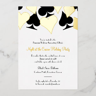Carte dorée clinquante convient pour un gala ou un