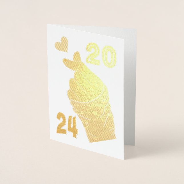 Carte Dorée Cœur coréen 2024 (Devant)