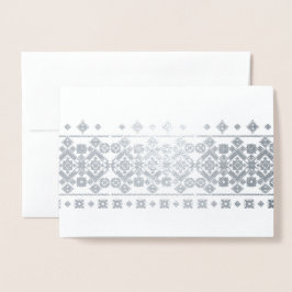 Carte Dorée Conception de broderie