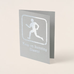 Carte Dorée Coureur - Photo personnelle - Encouragement / Féli