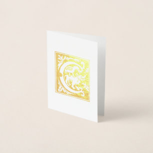 Carte Dorée Créatures mythiques du XVIe siècle Capitale décora