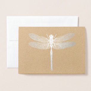 Carte Dorée Dragonfly Simple