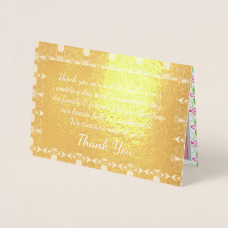 Carte Dorée Elégant concepteur d'or