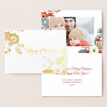 Fleurs de Noël modernes Photo de feuillage