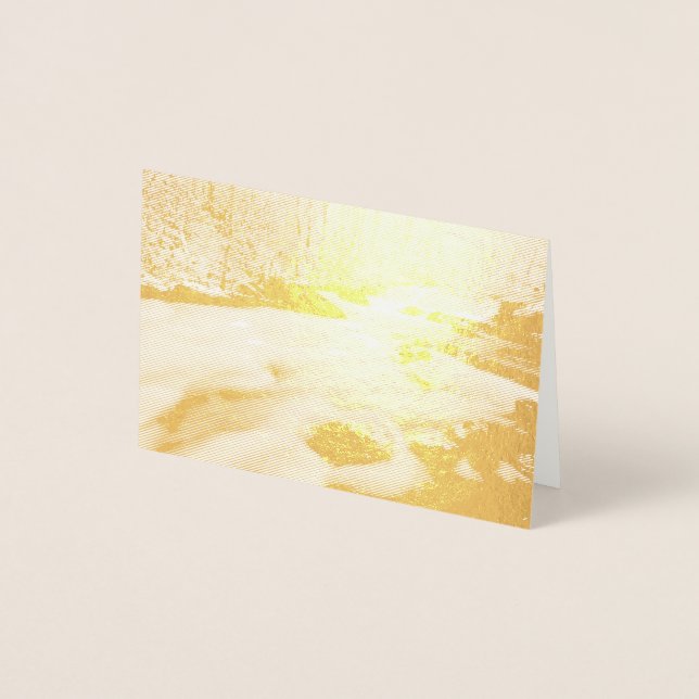 Carte Dorée Flux neigeux dans les Smokies (Devant)