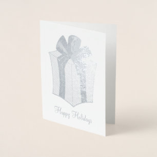 Carte Dorée Forfait Joyeux Noël Hanoukka Bow