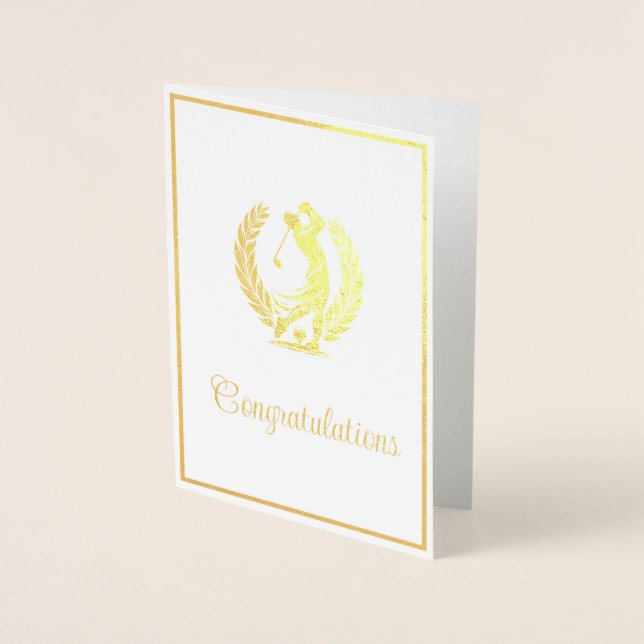 Carte Dorée Golf (Devant)