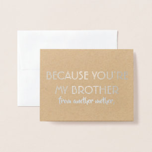 Carte Dorée Groomsman drôle ou le meilleur homme - vous êtes
