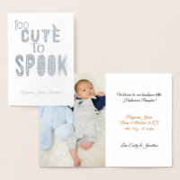Halloween Trop mignonne Spook Photo Baby Boy Annon