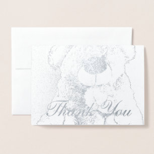 Carte Dorée HAMbyWG Foil CArd - Teddy Bear Merci