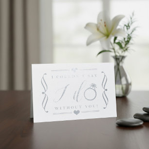 Carte Dorée Je ne pouvais pas dire que je le fais sans toi   C