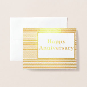 Carte Dorée Joyeux anniversaire