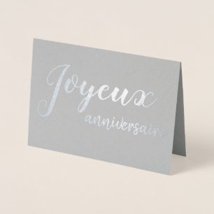 Carte Dorée Joyeux Anniversaire Français Joyeux Anniversaire S
