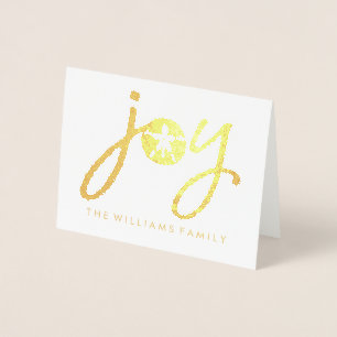 Carte Dorée Joyeux Noël Golden Joy Dollar de sable