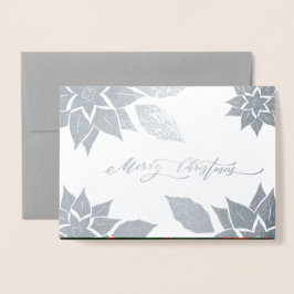 Carte Dorée Joyeux Noël. Luxe de Noël