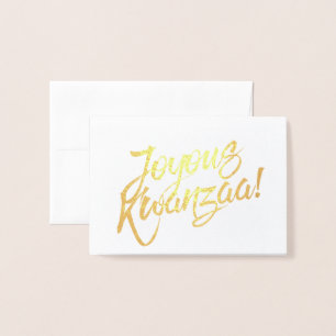 Carte Dorée Joyous Kwanzaa