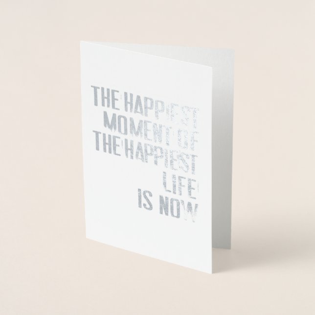 Carte Dorée Le moment le plus heureux (Devant)