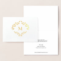 Logo professionnel personnalisé Laurel Wreath Mono