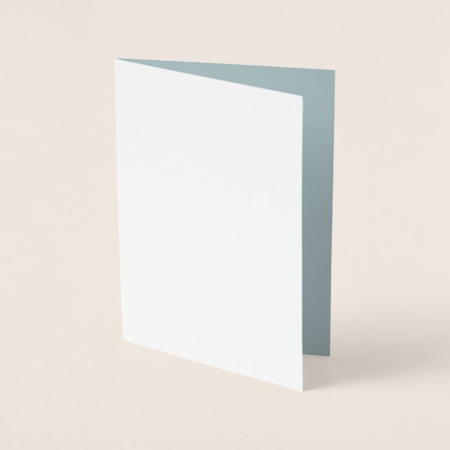 Carte Dorée MARIAGE monochrome vert à écran clair BUDGET (Devant)