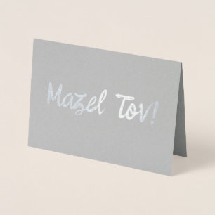Carte Dorée Mazel Tov