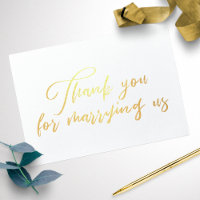 Merci de nous avoir mariés Mariages officiels Merc