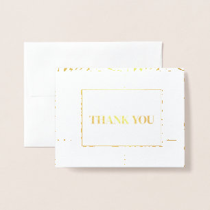 Carte Dorée Merci d'impression Zebra