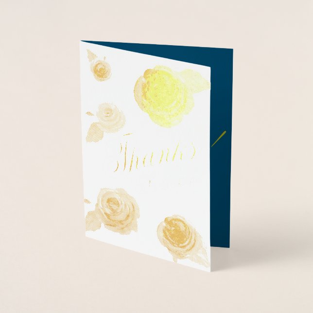 Carte Dorée Merci infiniment (Devant)