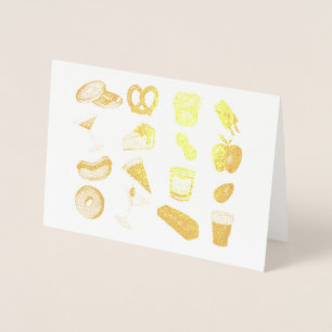 Carte Dorée New York Foodie Classic NYC Foods Pizza Bagel