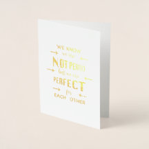 Or Nous sommes parfaits pour chaque autre typograp