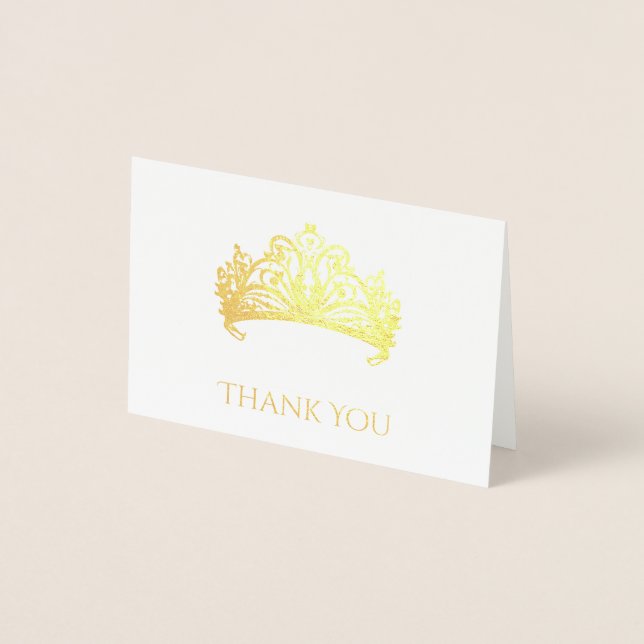 Carte Dorée Pageant Crown Foil Card (Devant)