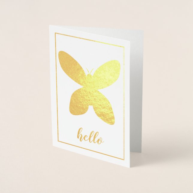 Carte Dorée Papillon de base (Devant)
