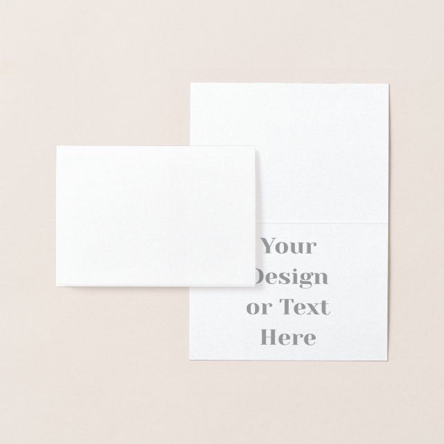 Carte Dorée Personnalisable Votre conception ou texte ici Pers (Affichage)