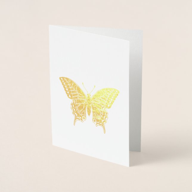 Carte Dorée Personnalisé (Devant)