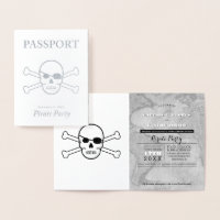 Pirate Party Silver Passeport